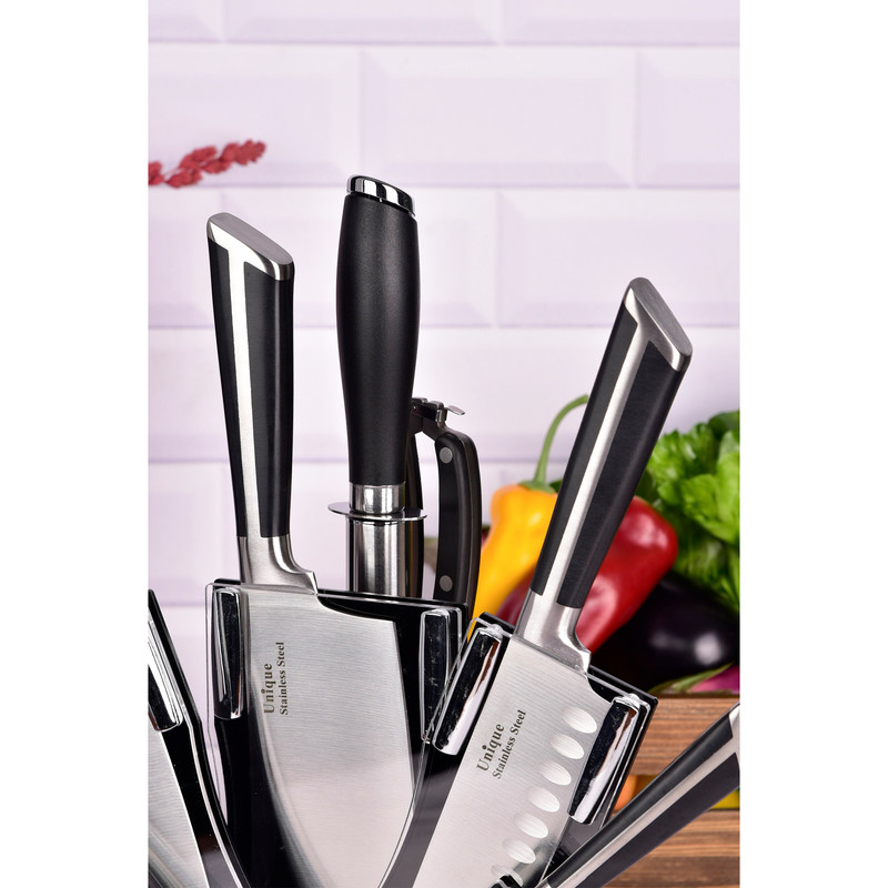 سرویس چاقو آشپزخانه 8 پارچه یونیک کد 5533