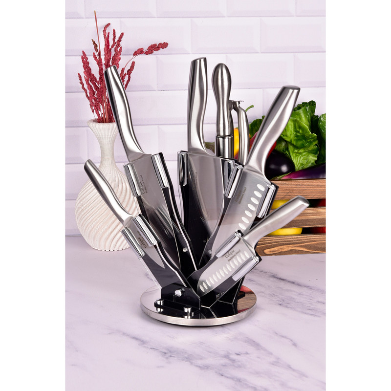 سرویس چاقو آشپزخانه 8 پارچه یونیک کد 5533