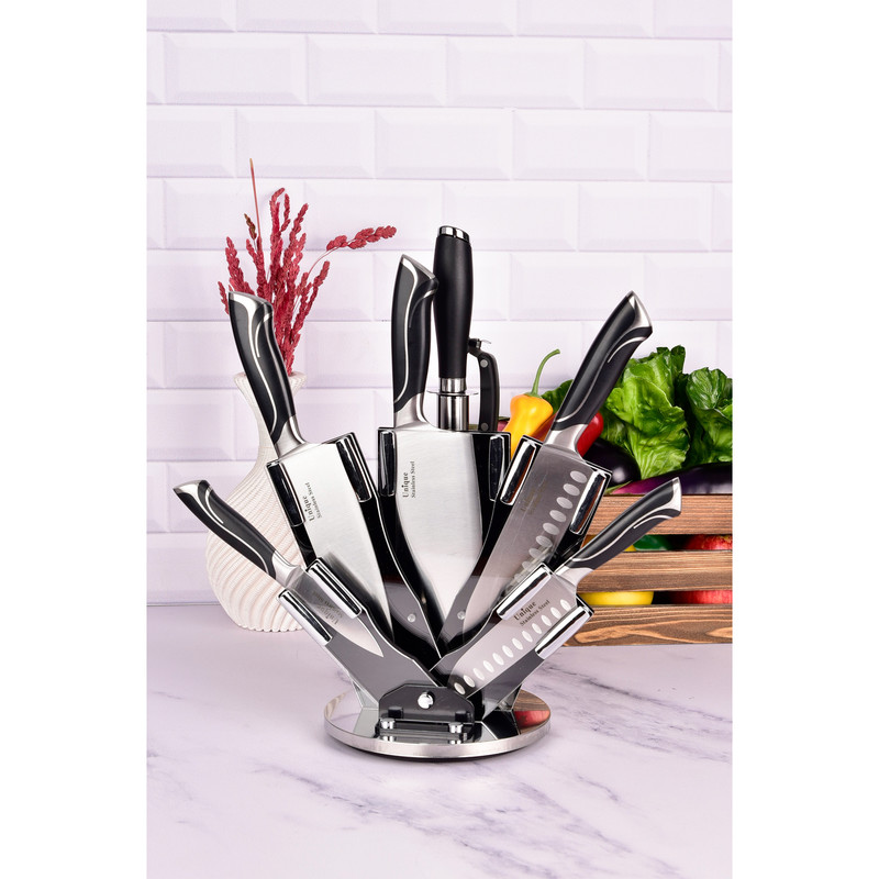 سرویس چاقو آشپزخانه 8 پارچه یونیک کد 5533