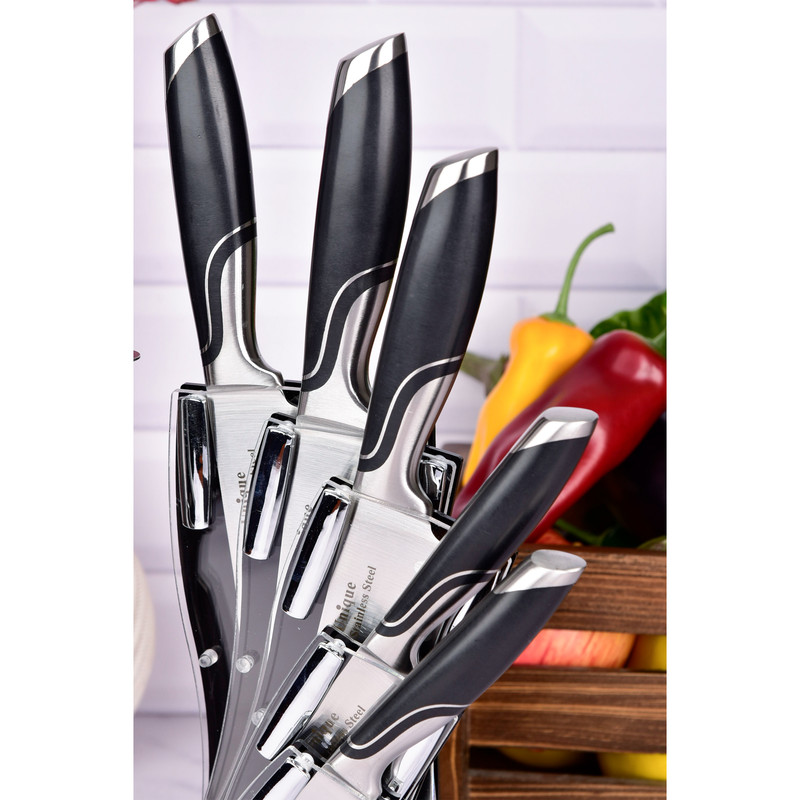 سرویس چاقو آشپزخانه 8 پارچه یونیک کد 5500