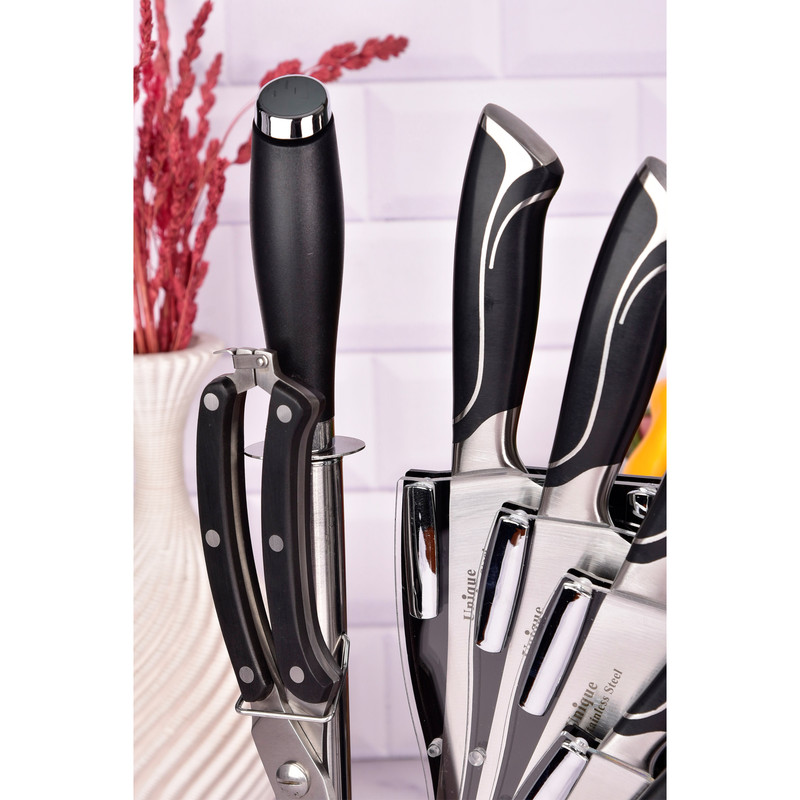 سرویس چاقو آشپزخانه 8 پارچه یونیک کد 5500