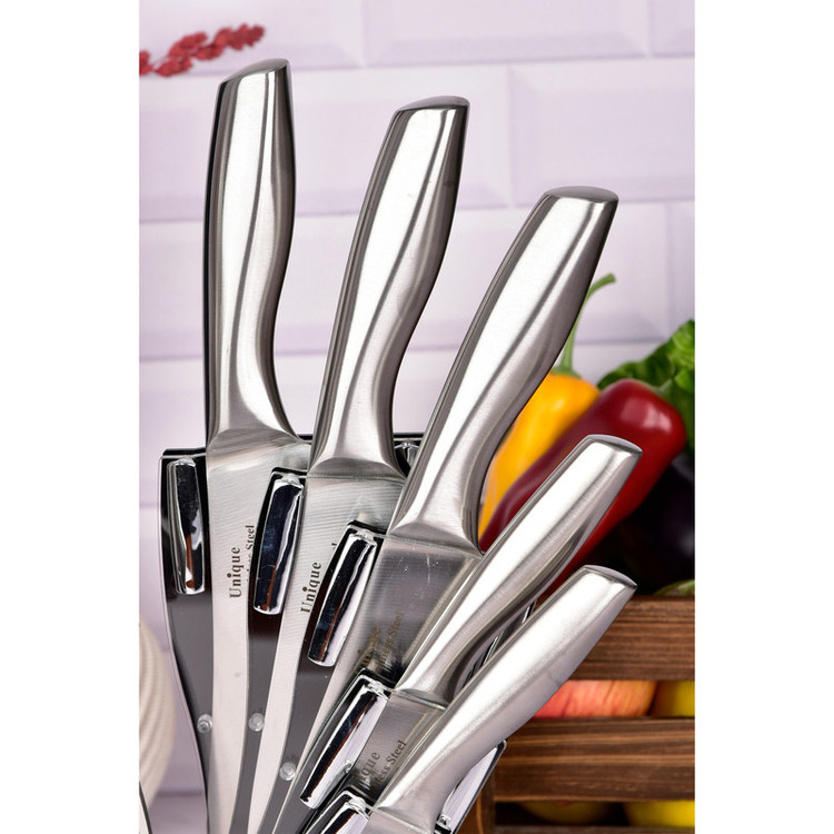 سرویس چاقو آشپزخانه 8 پارچه یونیک کد 5500