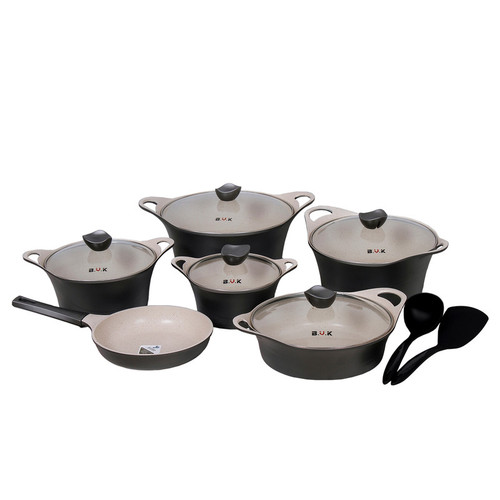 سرویس قابلمه 15 پارچه بی.وی.کی مشکی