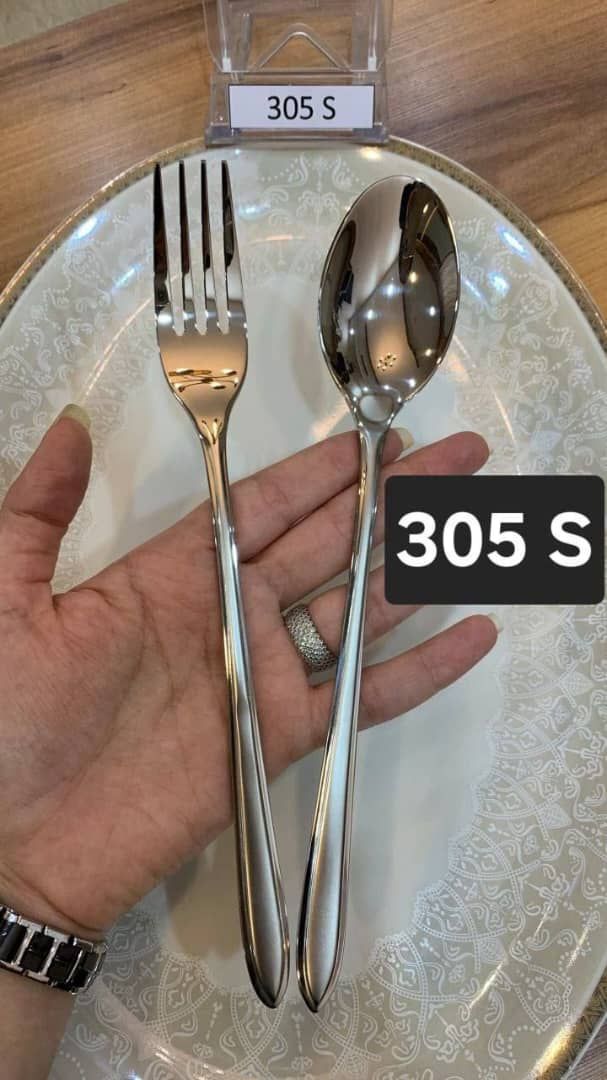 سرویس قاشق چنگال اس جی 143 پارچه 30 نفره مدل 305s
