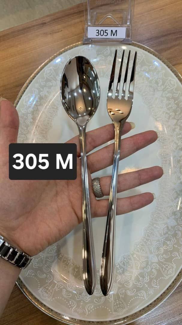 سرویس قاشق چنگال اس جی 143 پارچه 30 نفره مدل 305m