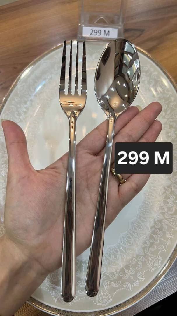 سرویس قاشق چنگال اس جی 143 پارچه 30 نفره مدل 299m