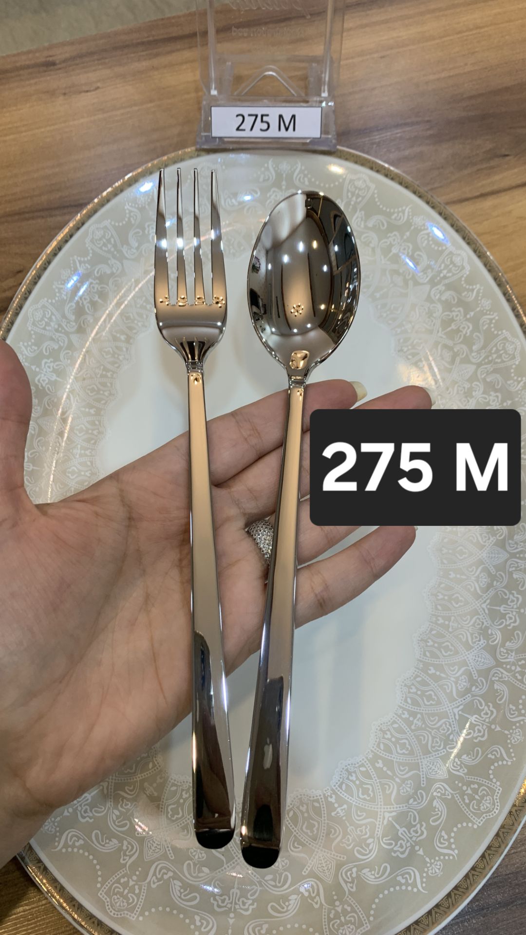 سرویس قاشق چنگال اس جی 143 پارچه 30 نفره مدل 275m