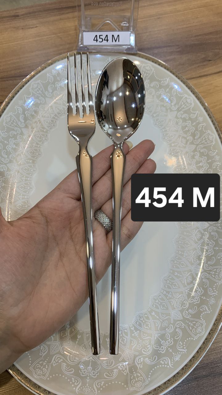 سرویس قاشق چنگال اس جی 143 پارچه 30 نفره مدل 454m