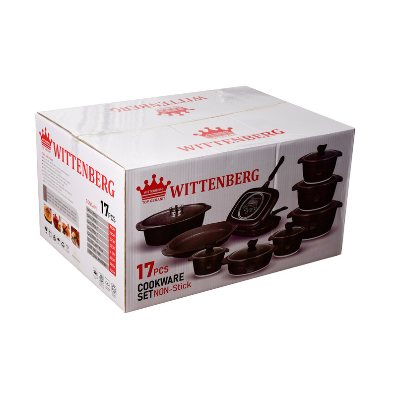 سرویس پخت و پز 17 پارچه WITTENBERG کد 201