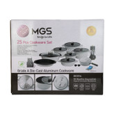 سرویس قابلمه ام جی اس (MGS) 25 پارچه گرانیت طرح جرمنی E رنگ مشکی