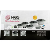 سرویس قابلمه گرانیت ام جی اس (MGS) 15 پارچه طرح جرمنی E رنگ مشکی