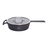 سرویس قابلمه گرانیتی 17 پارچه اس جی طرح AKA رنگ مشکی